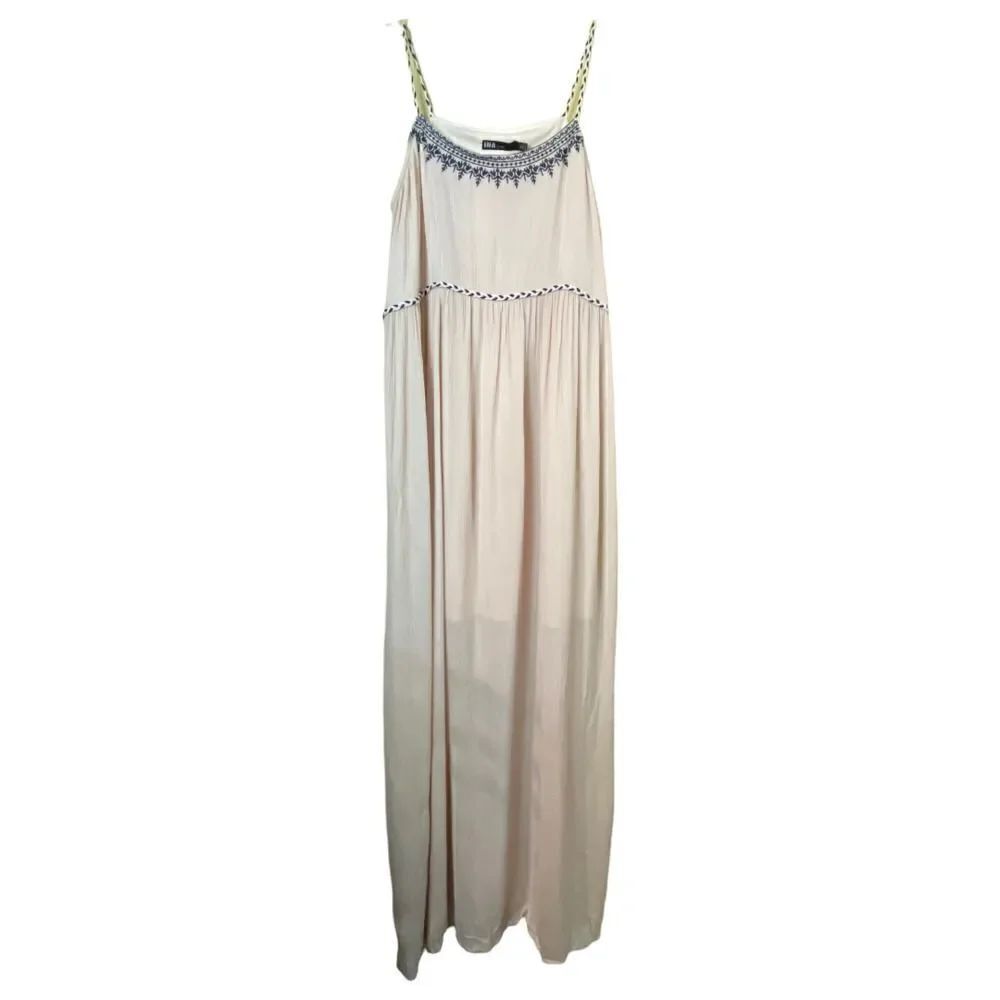 Ina Maxi Prairie Boho Goddess Dress Size Medium - Picture 7 of 16